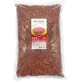 Fusion Select 5Lbs Red Rice - Premium Quality Red Rice Non-GMO | Long Grain Rice, Naturally Without Gluten - Non-Sticky Thai Rice Suitable For Rice Pilaf, Risotto, Congee, Protein Bowls
