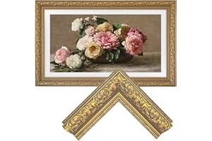 A sophisticated, vintage-inspired bezel, compatible solely with the Samsung The Frame TV(32'',43",50",55",65",75" 85", Fits 2