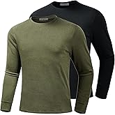 Derminpro Men's Henley Cotton Casual Short/Long Sleeve Lightweight Button T-Shirts