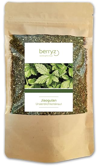 Jiaogulan Unsterblichkeitskraut - 125g getrocknet ohne Stängel - Duftkraut handverlesener Qualität