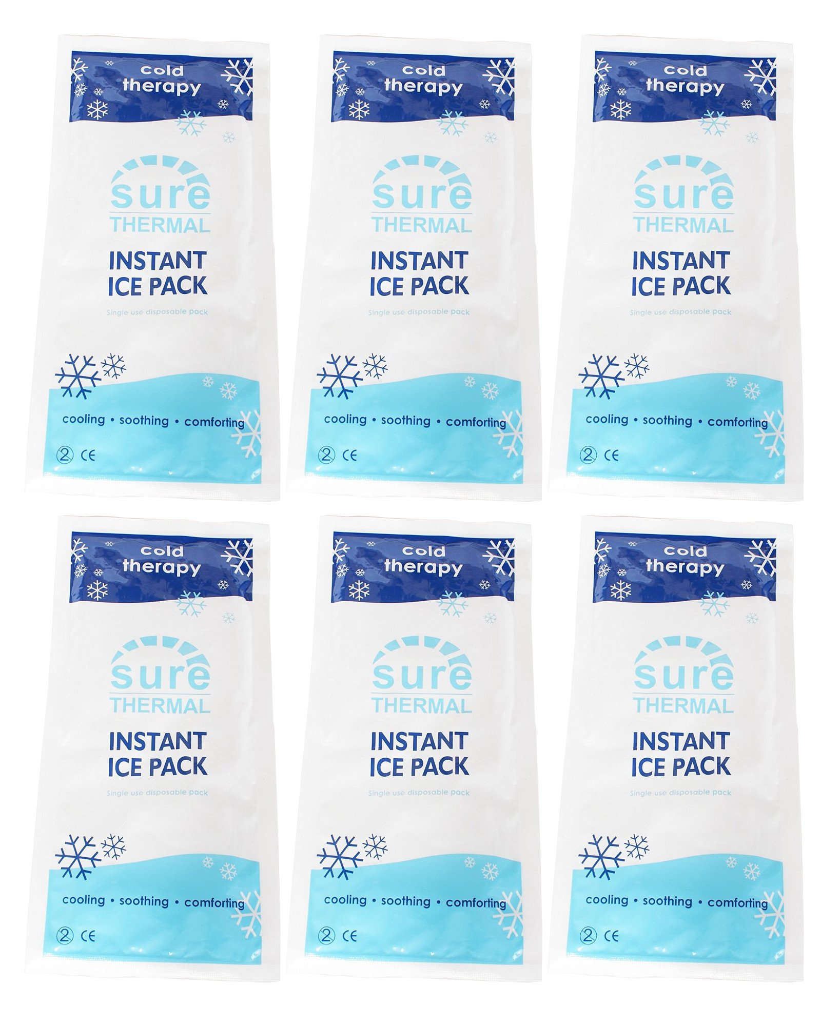Instant Ice Pack Cold Therapy – Value Pack of 6