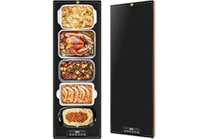 Neatsure Food Warming Tray for Parties Buffet, 40"x14" Extra Large Electric Warmer Mat with 9 Level Temperature, Thermostat and Full Surface Heating, Food Heater for Catering Gathering