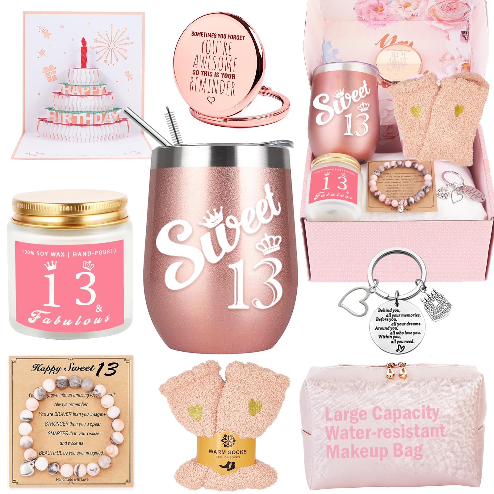 Photo 1 of 13th Birthday Gifts For Girls, Best Unique Birthday Gift Ideas Stuff For 13 Year Old Teen Girls Daughter, Niece, Granddaughter, Sister Her