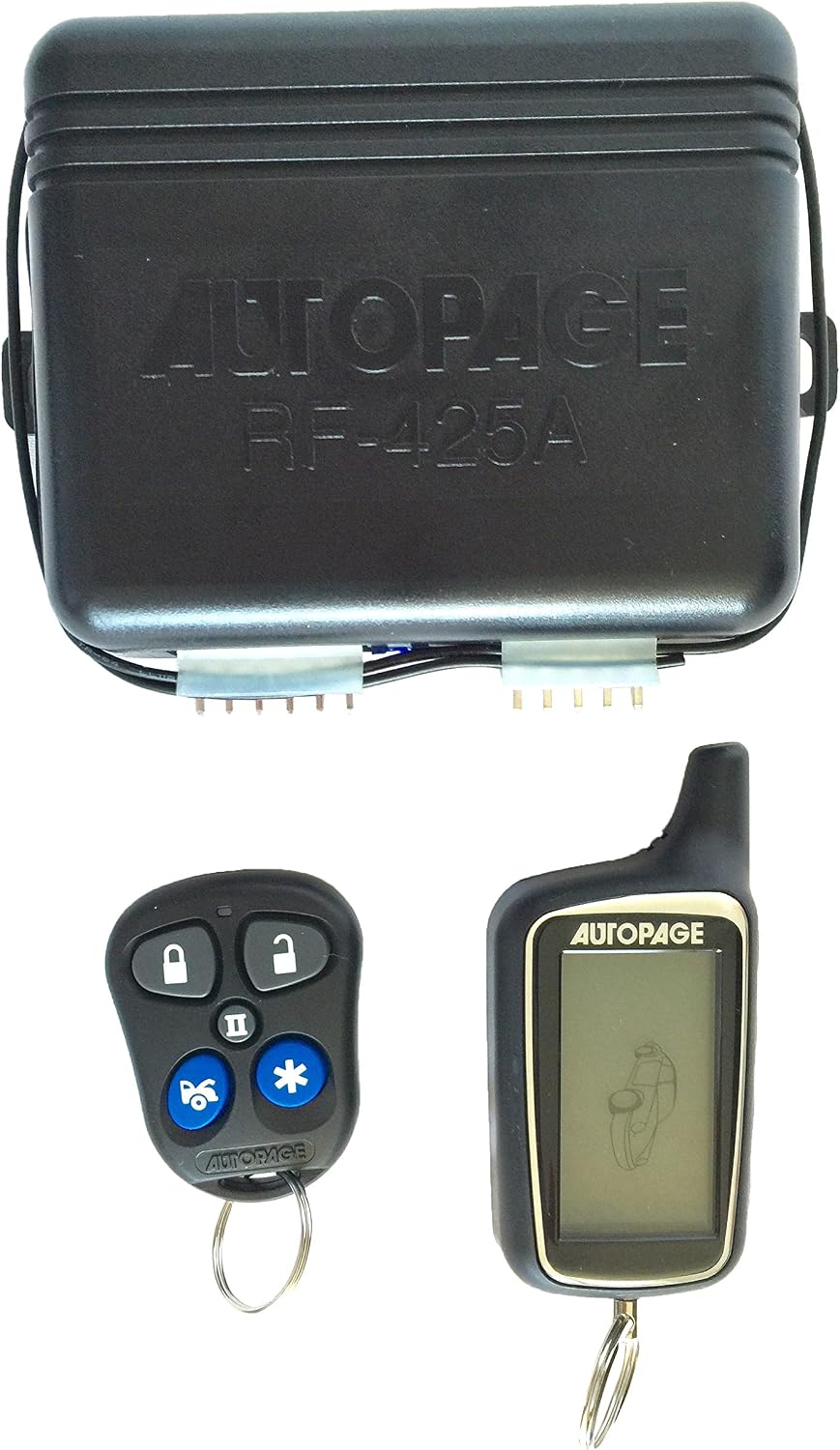 AutoPage RF425A 4Channel Vehicle Alarm Security System with 2way AM