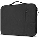 ProElife 13-Inch Laptop Sleeve Case for 2025-2024 MacBook Air 13.6 inch M4/M3 Chip & iPad Pro M5(2025)/M4 13-inch Accessory Traveling Water-resistant Bag Multifunctional Portable Carrying Case (Black)