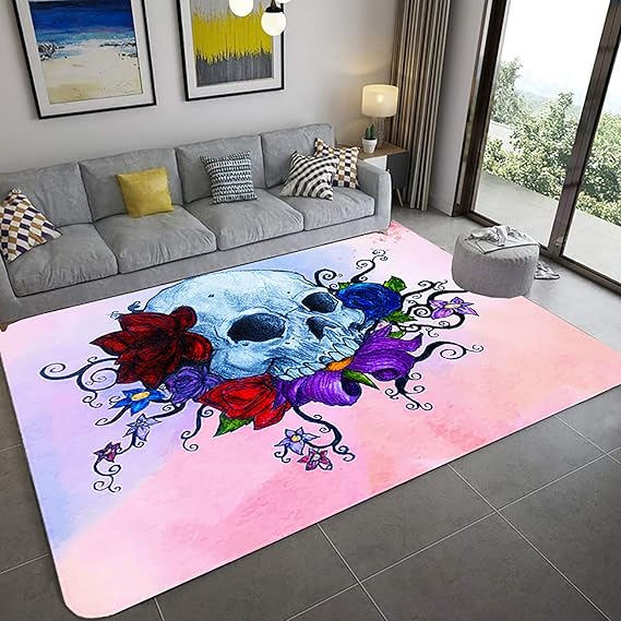 3d Ilusión óptica Alfombra De área,Suave Alfombra Salón Dormitorio No