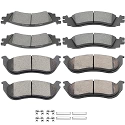 SCITOO D1158 D881 Front Rear Ceramic Brake Pads