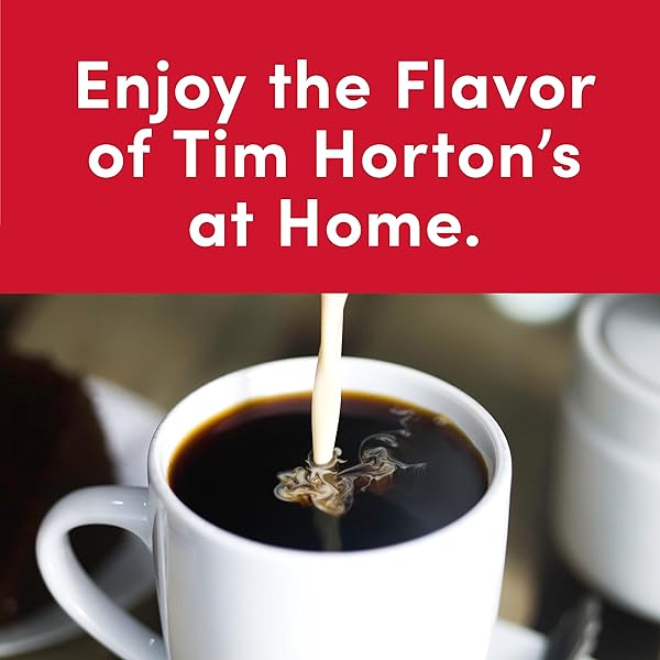 TIM HORTONS MOCHA CEREAL FLAVORED COFFEE, SINGLE-SERVE K-CUP PODS COMPATIBLE WITH KEURIG BREWERS, 12CT K-CUPS