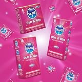 Skins Dots & Ribs Condoms 4 Pack - Ribbed Dotted Latex Free Pleasure view 7