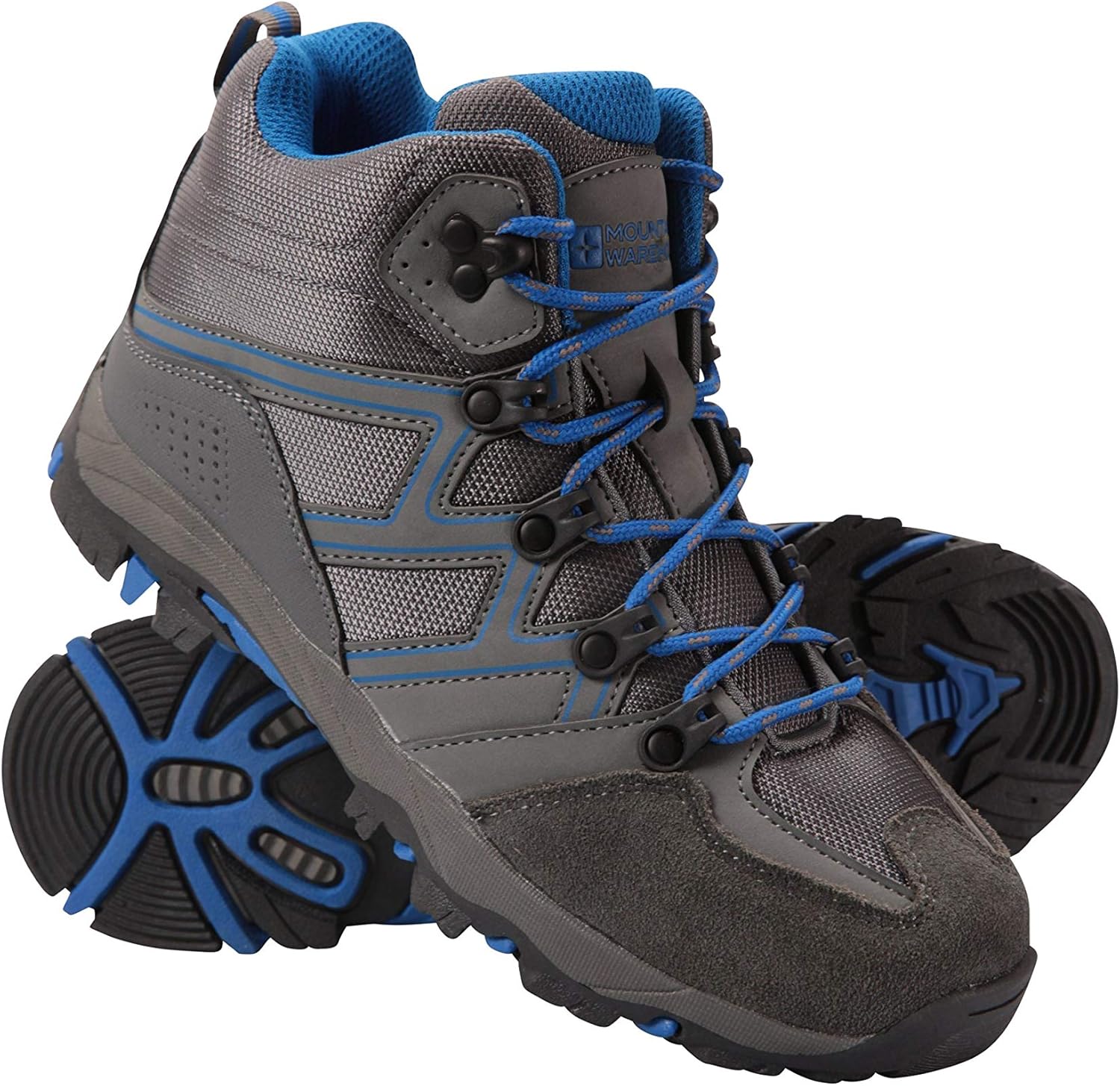 Mountain Warehouse Oscar Kids Walking Boots Suede Childrens Running