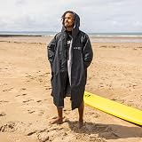 Osprey Changing Robe Kids and Adults Waterproof Hooded Beach Wear Black view 2