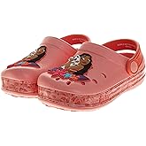 Girls Character Clog Sandals Frozen Minnie Mouse Lilo Stitch Little Mermaid Moana Slip-On Slides Closed Toe Clogs with Backstrap Summer Beach Pool Shoes Sizes 5-10 Toddler 11-12 Little Kid