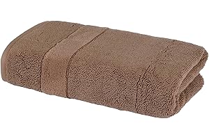 Melissa Linen – Soft Premium Bath Sheet - 820 GSM (35X60 Inches) 100% Turkish Cotton - Absorb Water and Quick-Dry, Extra Large Bath Towel - Soft Luxurious Hotel Quality Towel (Dark Beige Bath Sheet)