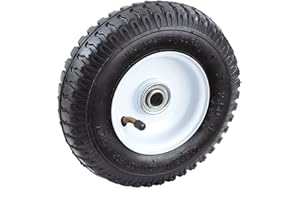 Tricam Farm and Ranch FR2000 Pneumatic Replacement Turf Tire for Hand Trucks and Lawn Carts, 8-Inch