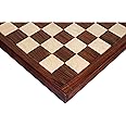 Royal Chess Mall - 23" Players Choice Rosewood & Maple Wood Chess Board - 60 mm Square- Semi Matt