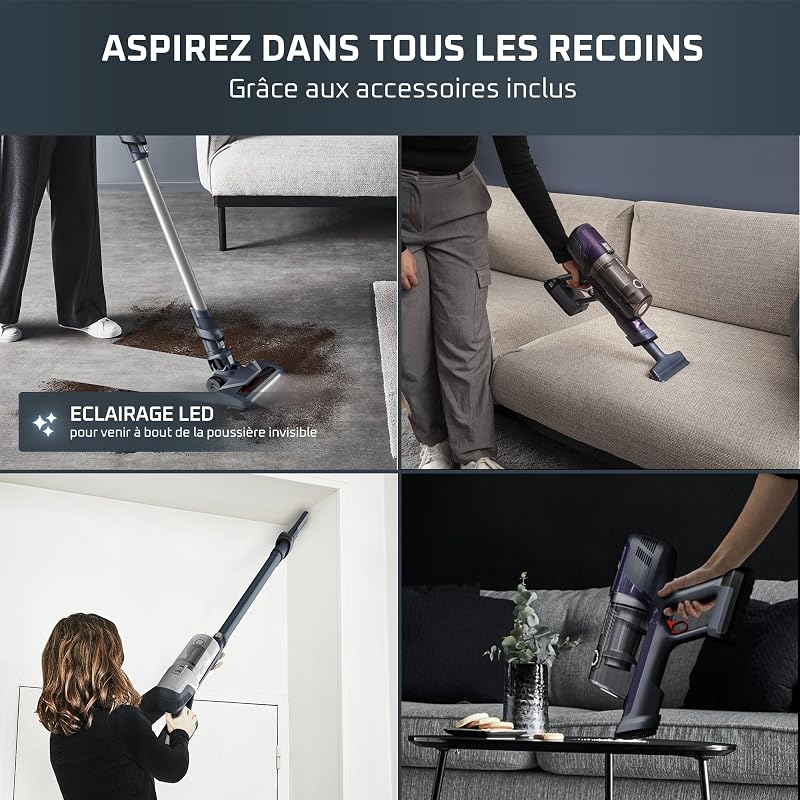 X-Pert 6.60 - Aspirateur Balai sans Fil - Violet
