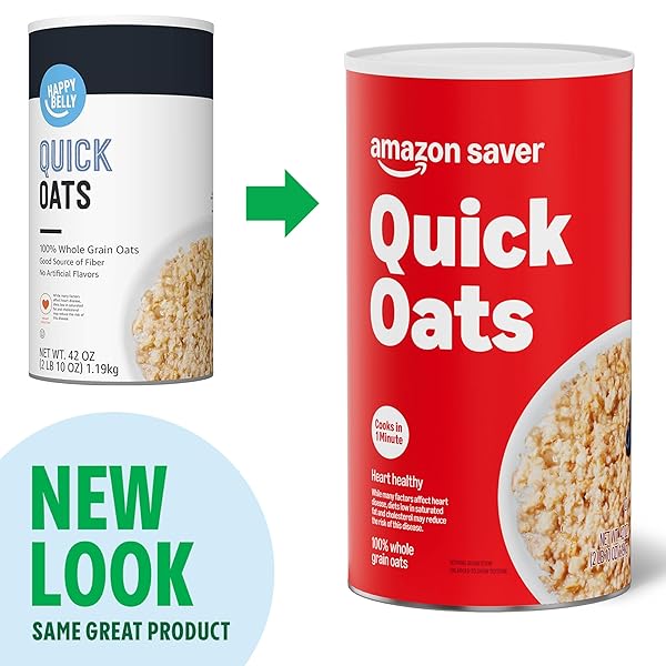 AMAZON SAVER, QUICK OATS, 42 OZ