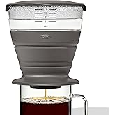 OXO Brew Collapsible Pour-Over Travel Coffee Maker with Storage Case | Portable coffee maker for camping, backpacking, and on-the-go, fits different mug sizes, compact, stores neatly in case
