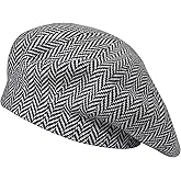 ZLYC Womens French Beret Hat Reversible Knitted Thickened Warm Cap for Ladies Girls