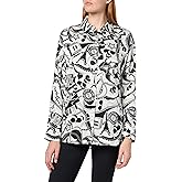 Karl Lagerfeld Womens Everyday Collared Essential Oversized Buttom Down