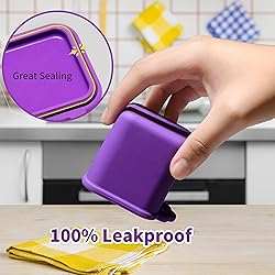 MUUPEG 2PCS Dips Containers Fits Most Bento Lunch