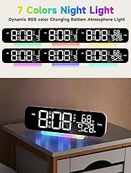 Cadmos Cute Loud Vibrating Alarm Clock for Heavy