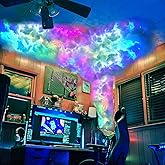 Neptten Cloud LED Lights for Ceiling. 3D Thunder Clouds Light Music Sync LED Storm Cotton Kits with Multicolor Changing Strip