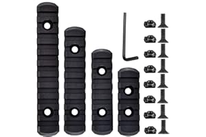 wipboten Picatinny Rail 5 Slot 7 Slot 9 Slot 11 Slot Single Picatinny Rail Polymer M Black