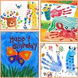 ABEIER Finger Paint for Toddlers 12 Colors Non-Toxic 1.21 fl oz Creamy Washable view 7