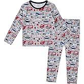 pureborn Baby Toddler Kids Viscose from Bamboo Pajamas Set Pjs 2pcs 18M-8Y