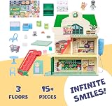 Bluey Supermarket Playset with Exclusive Figures and Working Escalator view 4