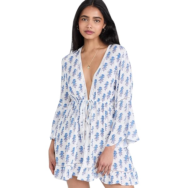 Playa Lucila Women's Drop Waist Mini Dress, White, XS at Amazon Women's  Clothing store