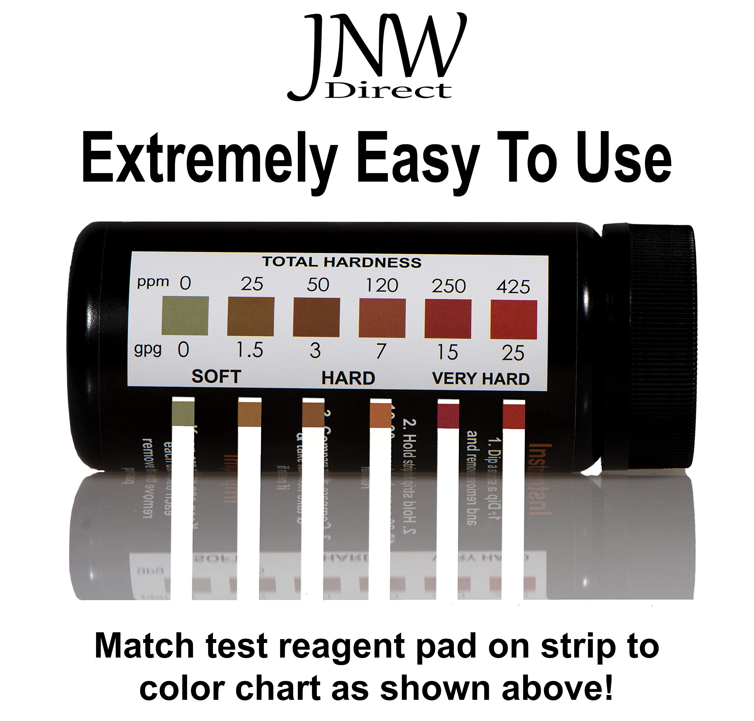 JNW Direct Water Total Hardness Test Strips, 150 Strip MEGA Pack, Best
