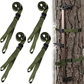 Hunting Climbing Stick Replacement Straps Heavy Duty Tree Stand Climbing Stick Straps Climbing Stick Accessories To Fix Most Hang-On's Platforms And Sticks, Easy To Adjust, Sturdy And Durable