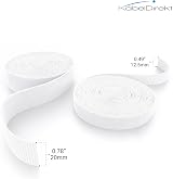 KabelDirekt Hook & Loop Cable Ties 10m x 12.5mm White Reusable Cuttable Roll view 7