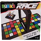 Rubik's Race Fast-Paced Strategy Board Game &amp; Brain Teaser Fidget Toy | Fast, Head-To-Head Puzzle Game, A Competitive STEM Toy That Sharpens Pattern Recognition &amp; Quick Problem-Solving, Ages 7+