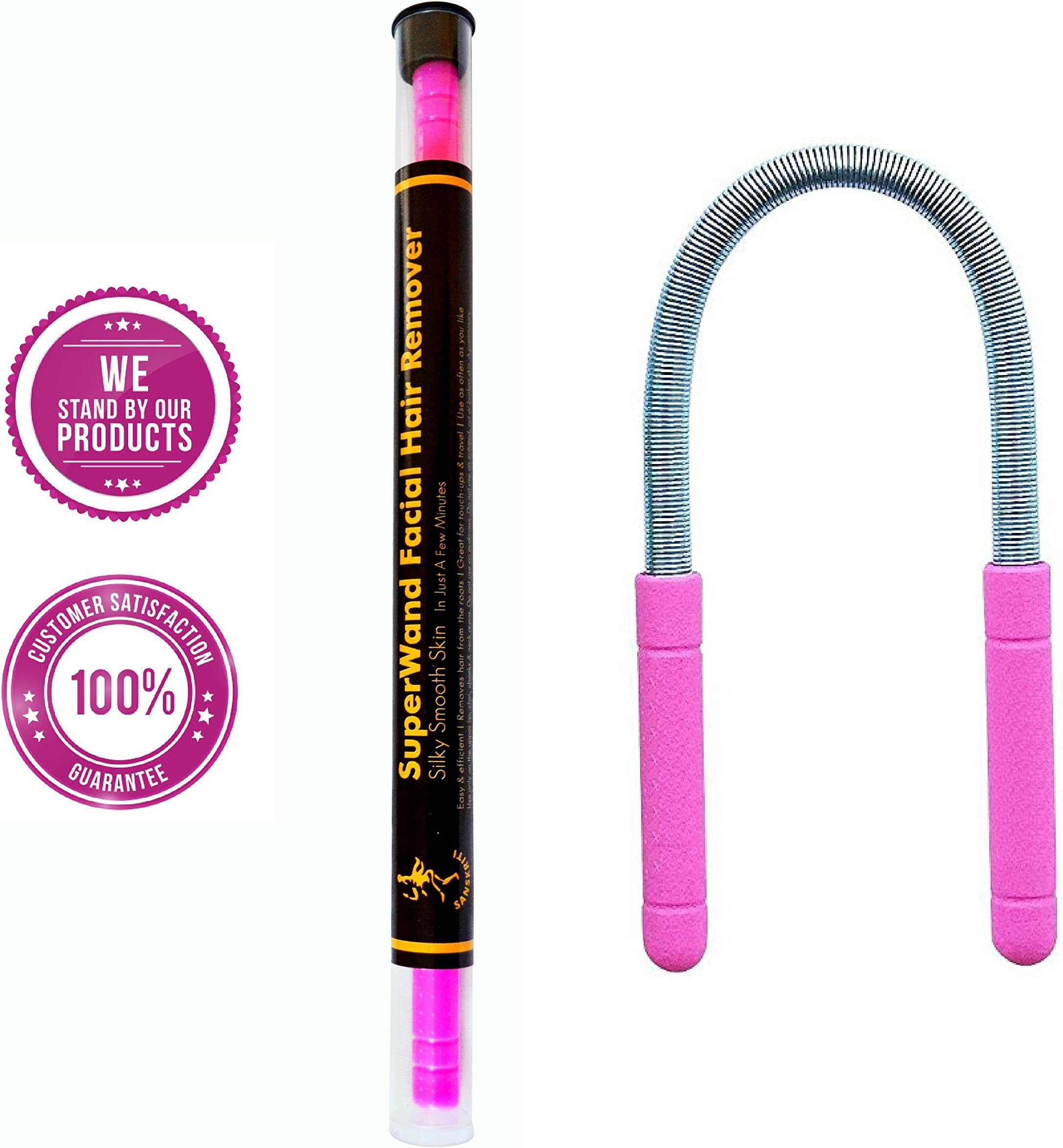 Sanskriti Premium Products Facial Hair Epilator Quick and Easy Hair Remover, Pink