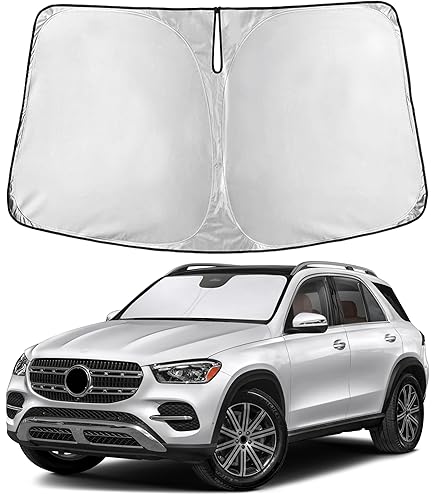Mercedes-Benz サンシェード GLE Amazon.com: WeatherTech Sunshade Window Shade for Mercedes GLE