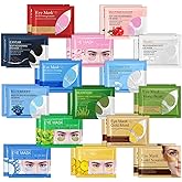 QSLYUYUAN 30 Pairs Under Eye Patches,Hydrating Under Eye Masks,Various Moisturizing Undereye Mask Patches for Eye Care,Travel Eyemask Skincare Eye Pads for Dark Circles,Birthday Gifts for Women