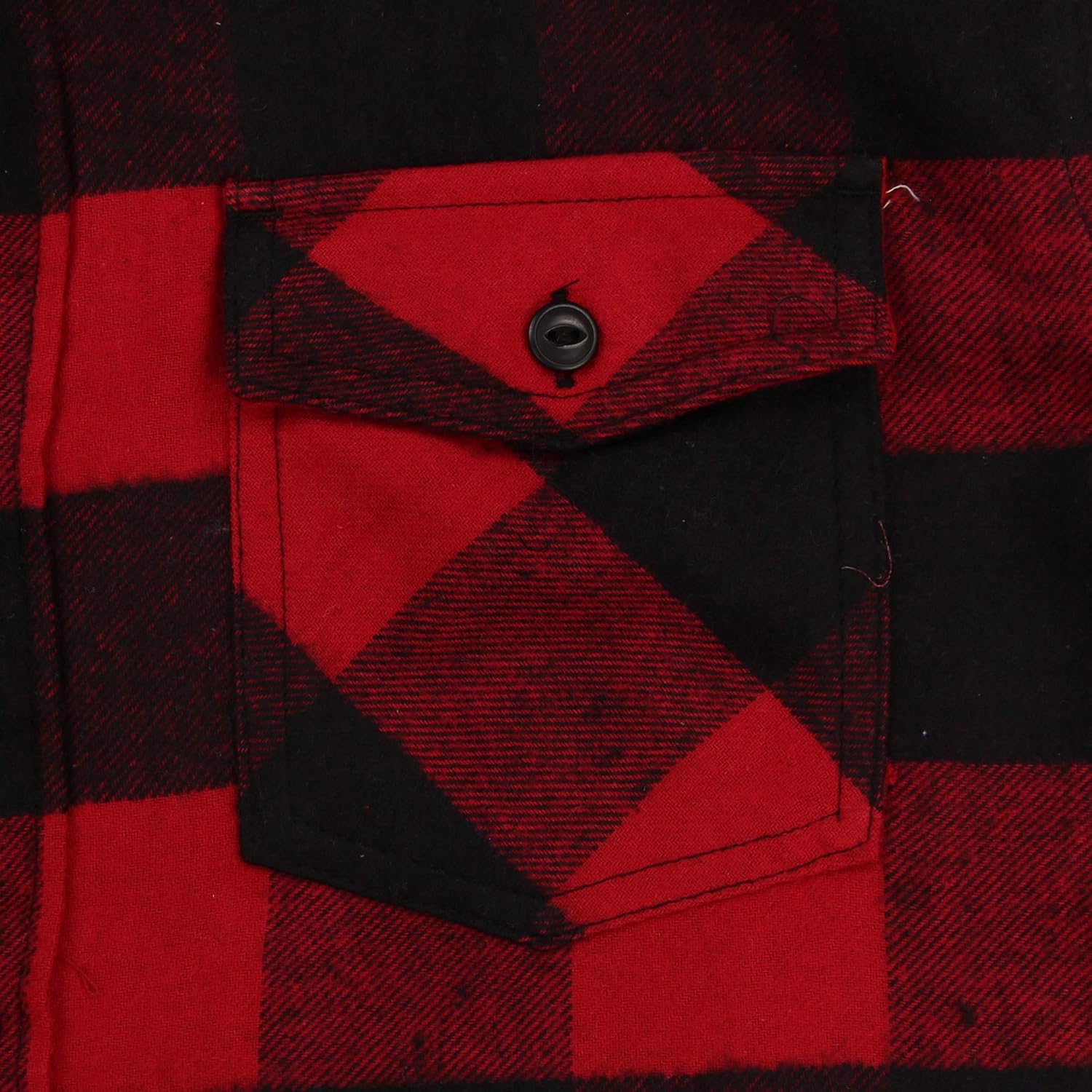 Men's Button Down Long Sleeve Flannel Shirt: Clothing