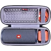 XANAD Case for JBL Flip 4/3 or Flip Essential 2/1 or Sonos Roam 2/1 Waterproof Portable Bluetooth Speaker Speaker Hard Storage Carrying Protective Bag Grey