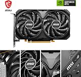 MSI GeForce RTX 4060 Ventus 2X Black 8G OC Graphics Card 8GB GDDR6X view 2