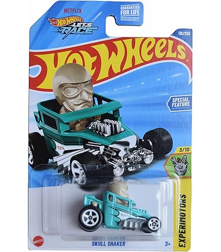 Amazon.com: Hot Wheels 2022 - Skull Shaker - Tooned 2/5 [red] 36