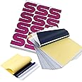 Tattoo Transfer Paper, Damsale 100 PCS Tattoo Stencil Paper, 4 Layers 8.5" x 11" A4 Size Tattoo Thermal Stencil Paper Kit for Tattoo Beginners Tattoo Supplies