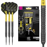 Target Darts Bolide Void 90% Tungsten Dart Set, Steel Tip Swiss Point Darts | 21G/22G/23G/24G/25G/25G | Professional Darts Sets, Black Darts, Swiss Point Tool Included