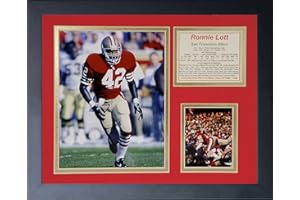 Legends Never Die Ronnie Lott Framed Photo Collage, 11 x 14-Inch