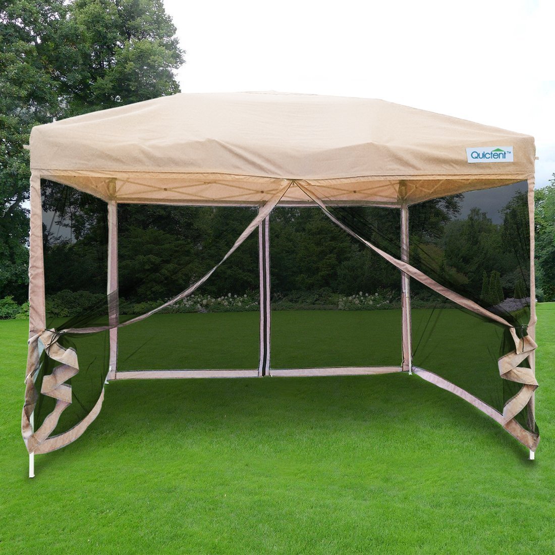 Amazoncom Quictent 10X10 Ft Ez Pop Up Canopy With Netting Instant