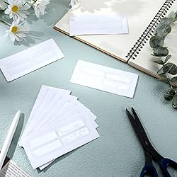 Jeyiour 100 Pcs Label Holders Adhesive Label