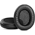 YunYiYi Ear Cushions Cover Compatible with Infurture H1 Wireless Headphones Replacement Protein Leather Earpads Earmuff Parts (Black)
