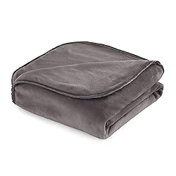 Vellux The Heavy Weight 20 Pound Weighted Charcoal